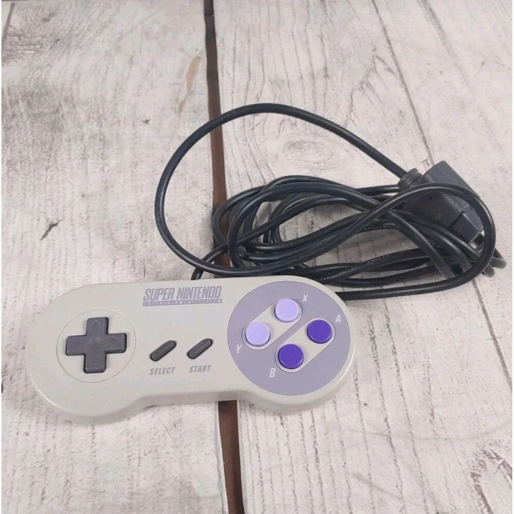 Official OEM Super Nintendo SNES Controller - SNS-005 Authentic Original TESTED